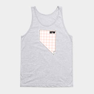 USA States: Nevada (pink plaid) Tank Top